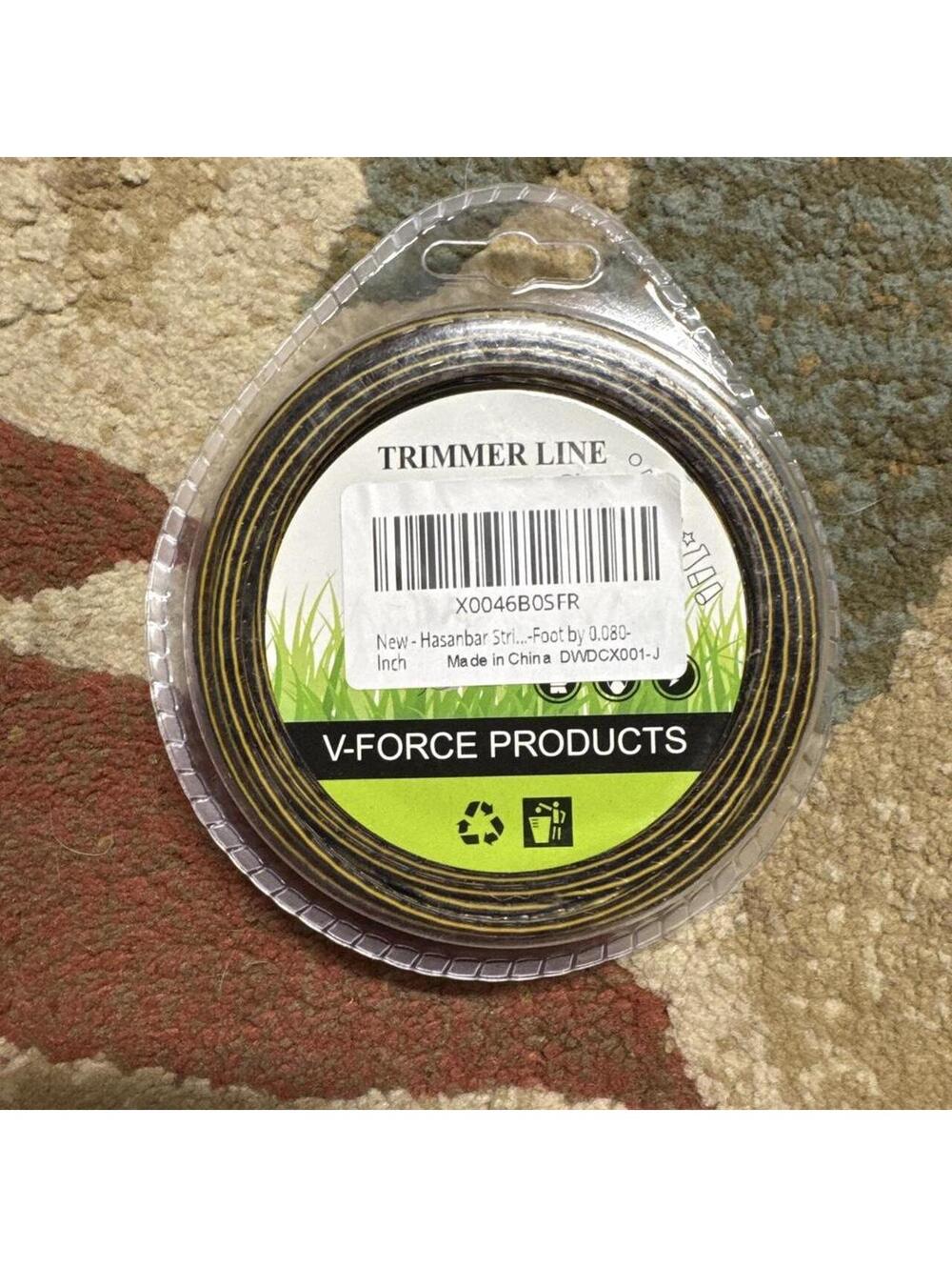 V-Force Weed Eater String Weed Whacker String 0.080" trimmer line